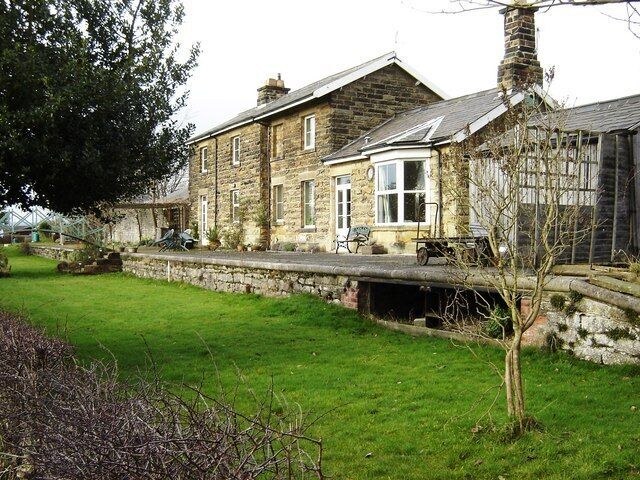 Nawton Railway Station that was. It is over 40 years since the last train but the platform still stands.