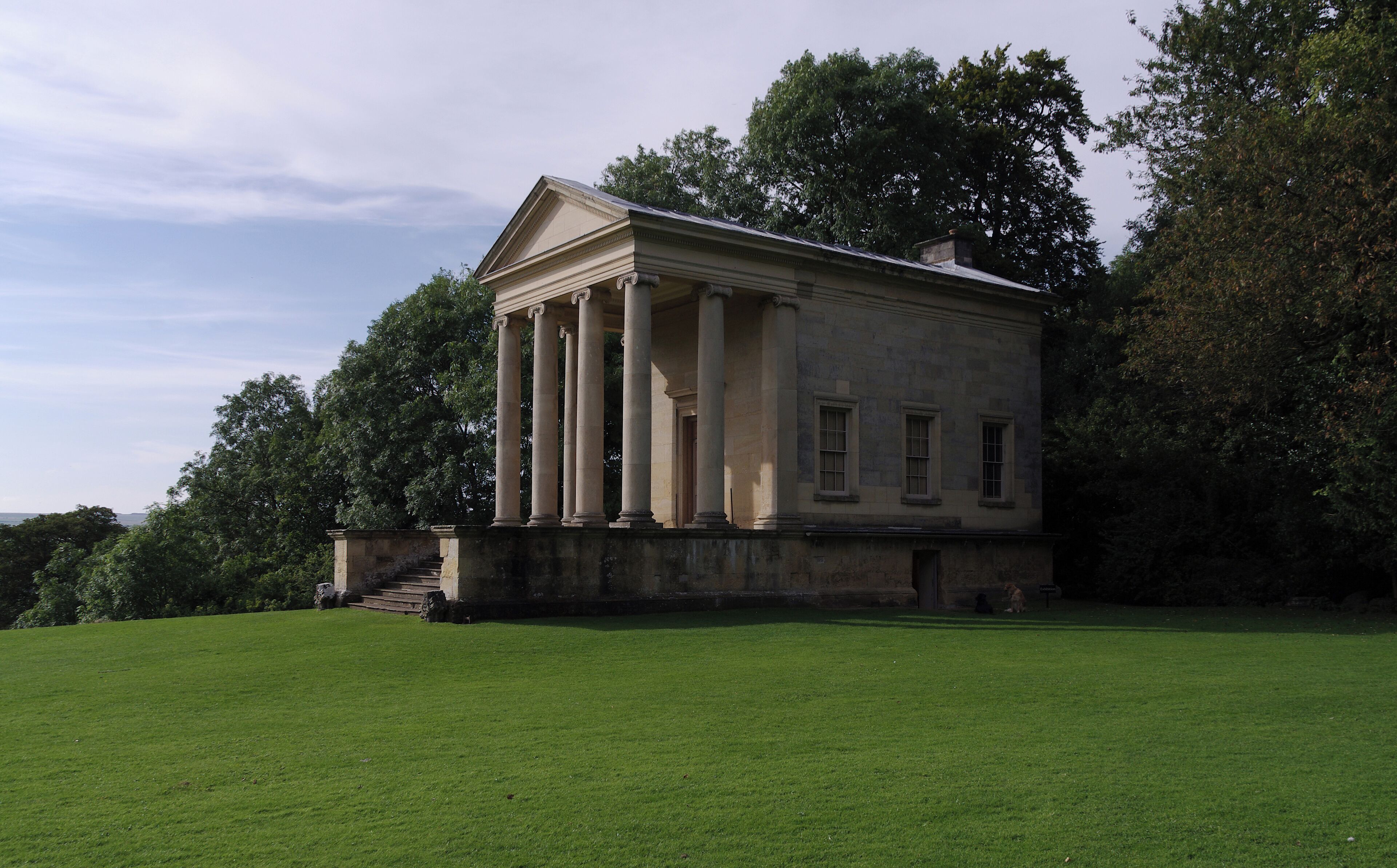 One of the Rievaulx Terrace temples (aka an ugly building which is completely out of place).