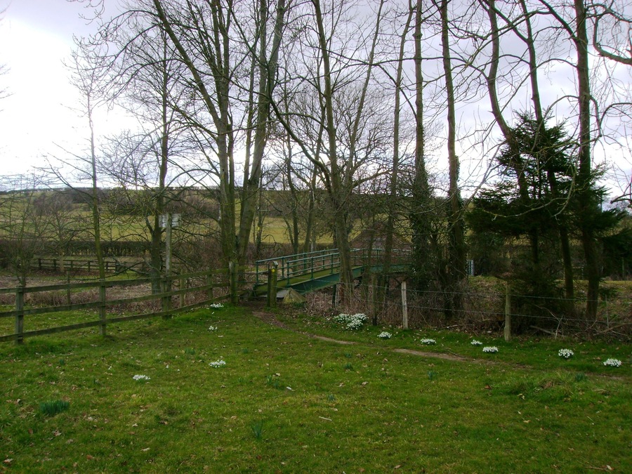 Footbridge over the River Seven Near Low Riseborough Farm