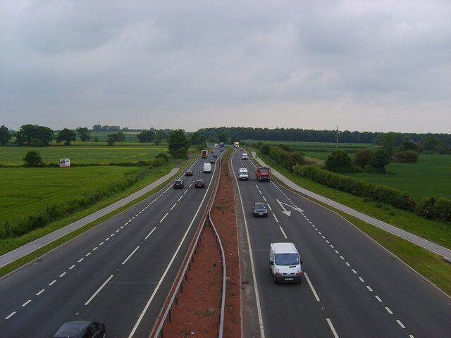 A64 Taken from the flyover over the A64 near Bilbrough.