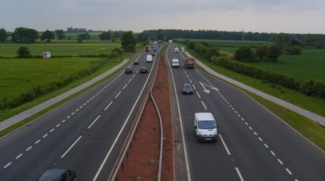 A64 Taken from the flyover over the A64 near Bilbrough.