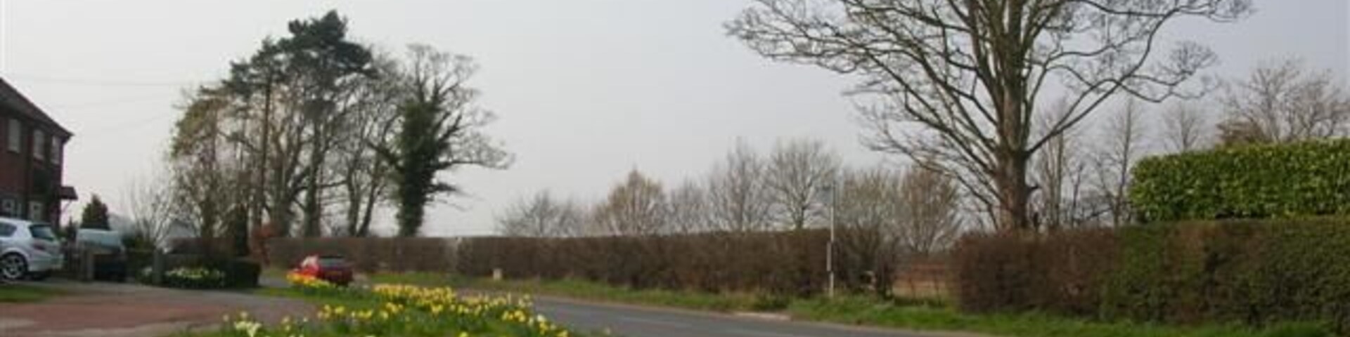 Tollerton The view from a bench in Tollerton.