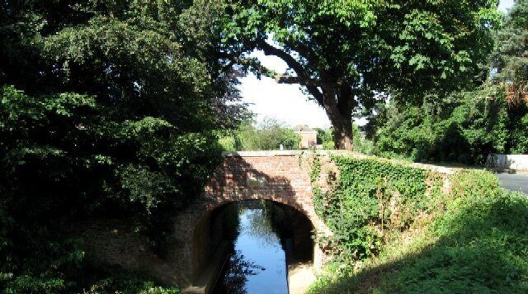 The Old Bridge into Escrick. Built in 1776, the bridge is still in use today