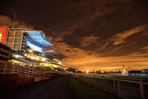 a little night time photo shot at York Racecourse