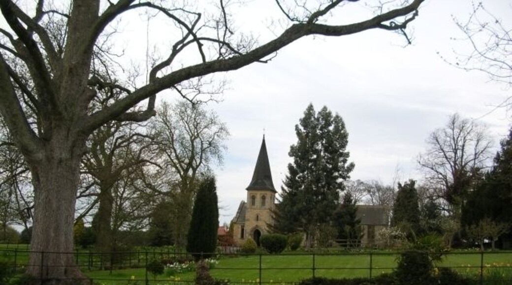 St. Mary's Church In the village of Sand Hutton.
