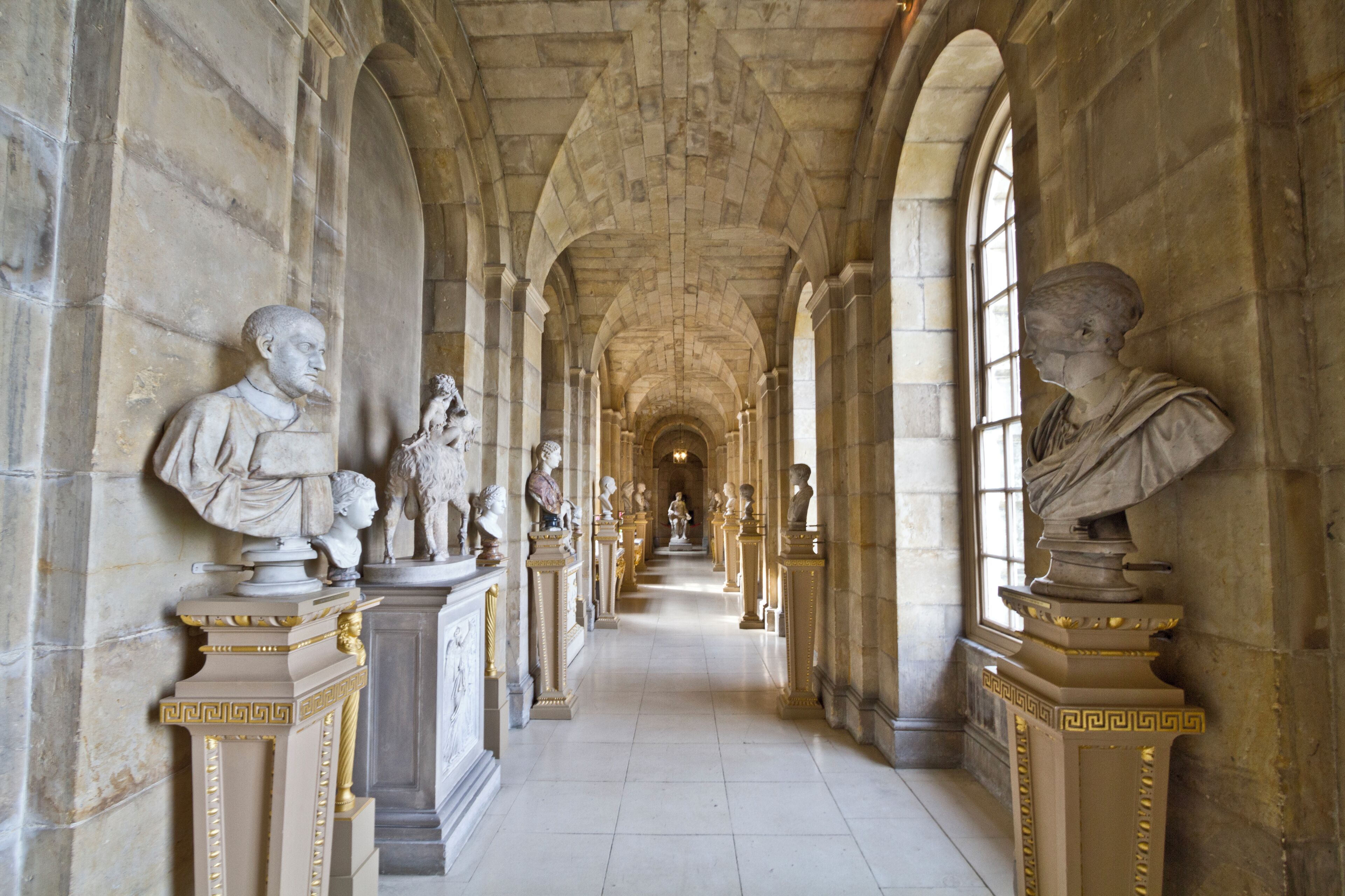 Here is a photograph taken from the Antique Passage inside Castle Howard. Located in York, Yorkshire, England, UK.