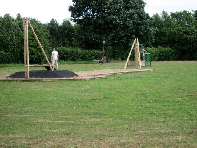 Riccall Recreation Ground. It appeared the adult would have liked a go
