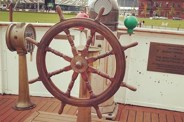 Captain's Wheel aboard the S.S. Nomadic. #ssnomadic #titanicbelfast #belfast #travel #nautical #weekendgetaway
calleyabroad.blogspot.com
Like my photos? See more at instagram.com/calleyabroad/