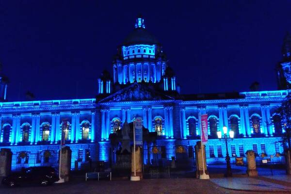 All lit up - very pretty