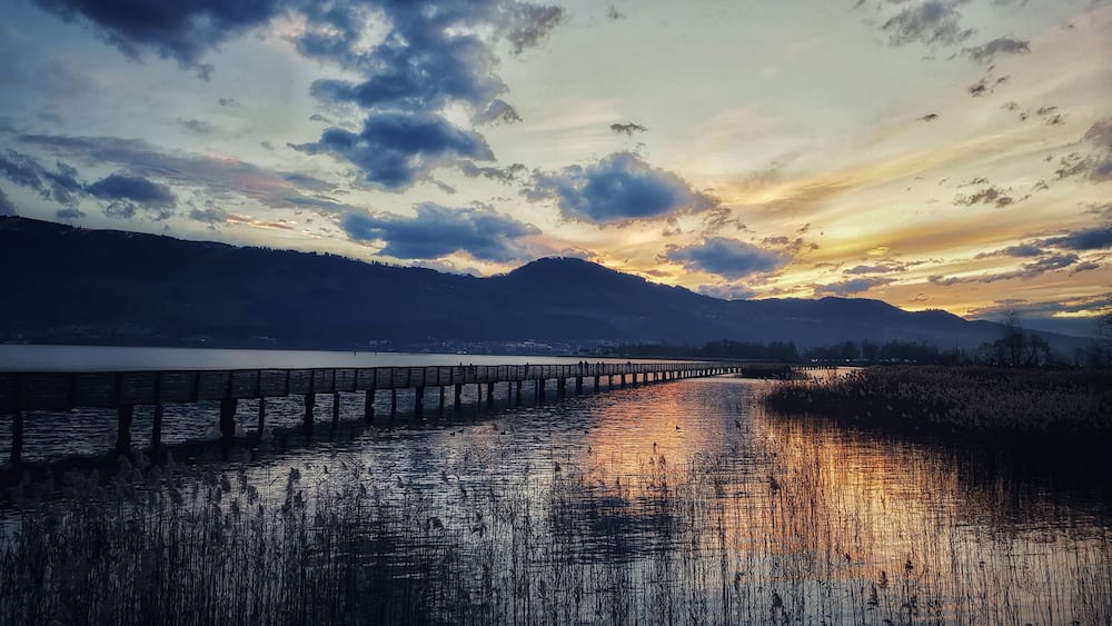 It's quite impressive to see how the nature still remains quiet and beautiful even if the road is just a stone's throw away.