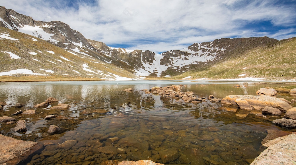 Summit Lake near the peak of Mount Evans in Colorado