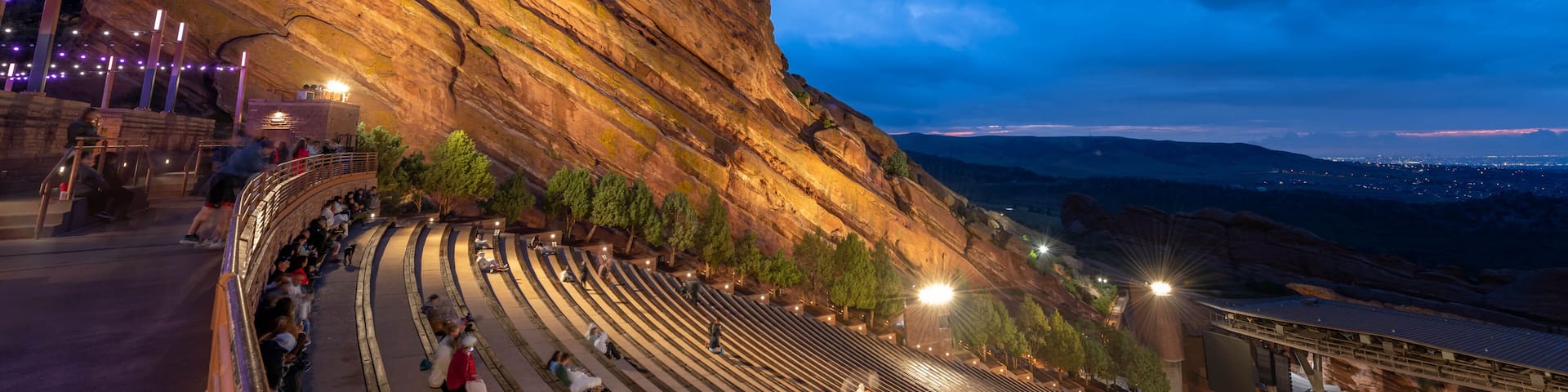 Red Rocks Amphitheater outside of Denver, Colorado