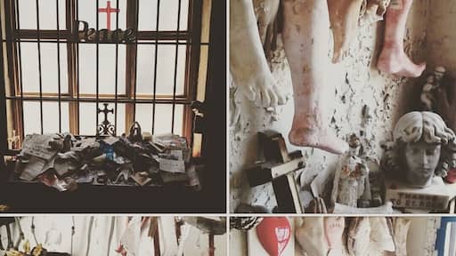 St.Roch Cemetery
Thankful Chapel
These relics and offerings are thankful tokens to St.Roch. awesome place to see !