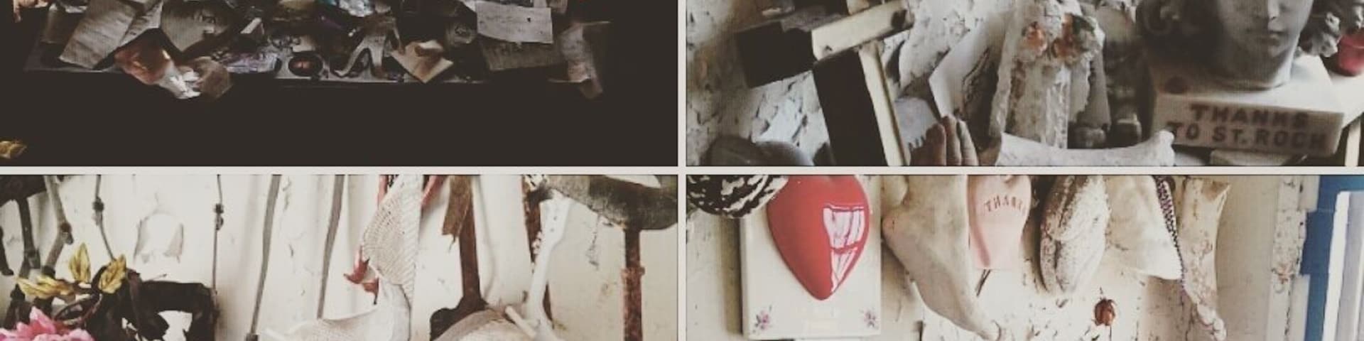 St.Roch Cemetery
Thankful Chapel
These relics and offerings are thankful tokens to St.Roch. awesome place to see !