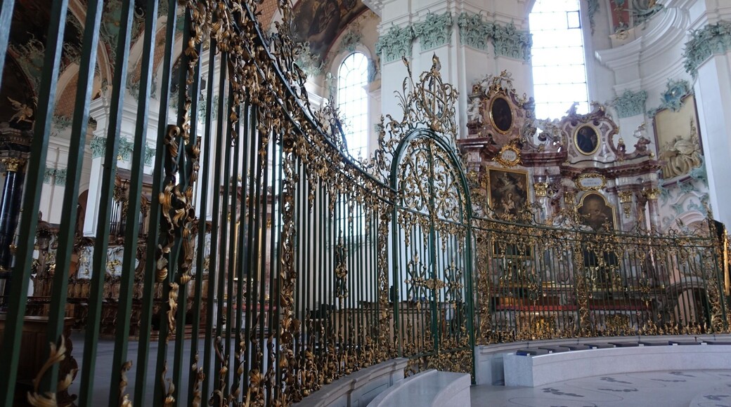 The inside of this beautiful cathedral of St. Gallen