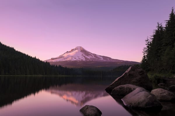 A nice, quiet lake at the base of Mt Hood. #ADVENTURE