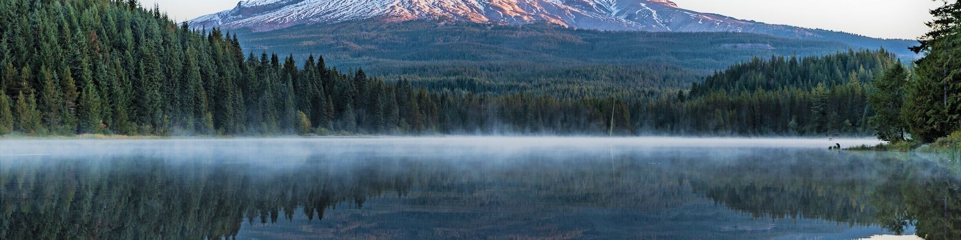 Stopped back by Trillium Lake after taking a sunrise photo in another spot. The lake was like glass still, a couple ducks ruined that shortly after this photo though. #bvstrove