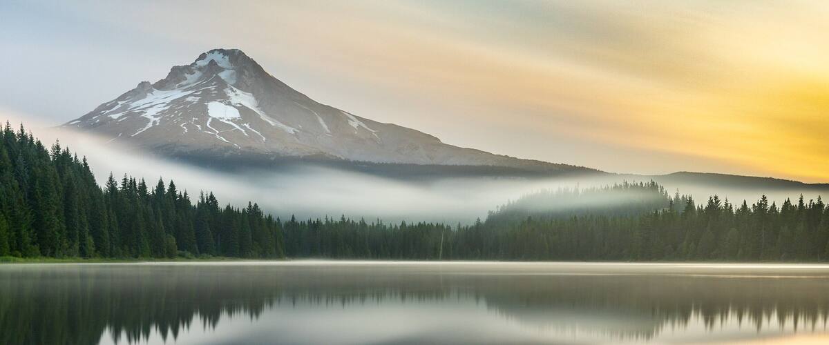 Fantastic spot for sunrise of Mount Hood. I would suggest the SW corner as there are rocks you can use as your foreground. There's a parking lot just feet away. #AboveItAll