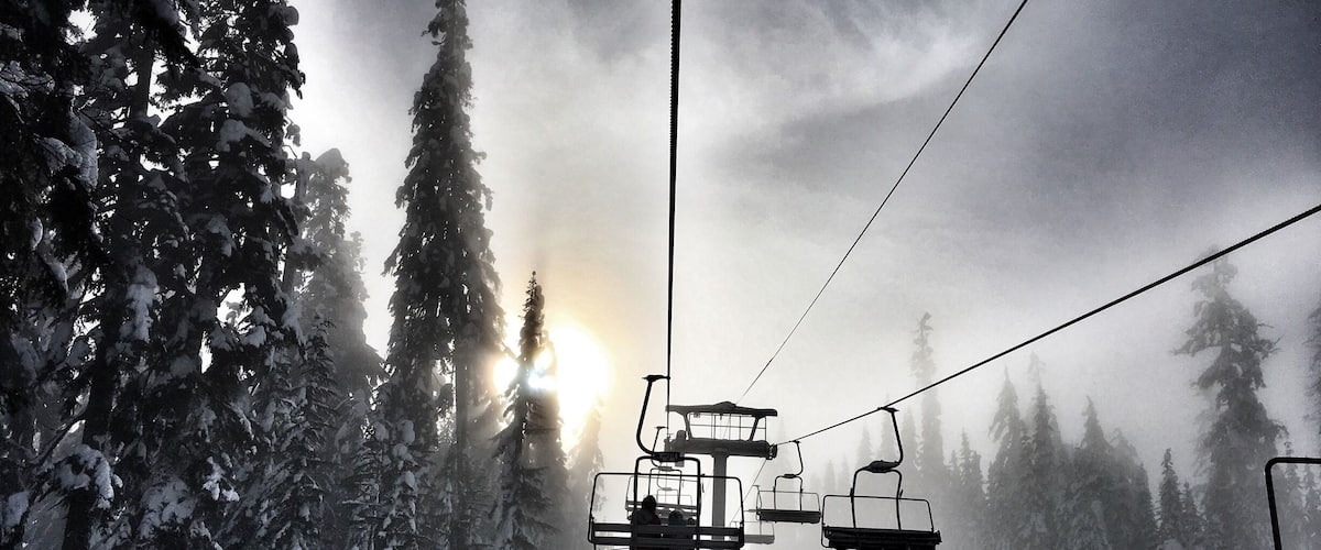 Rampart chair. Summit at Snoqualmie ski area, Washington.