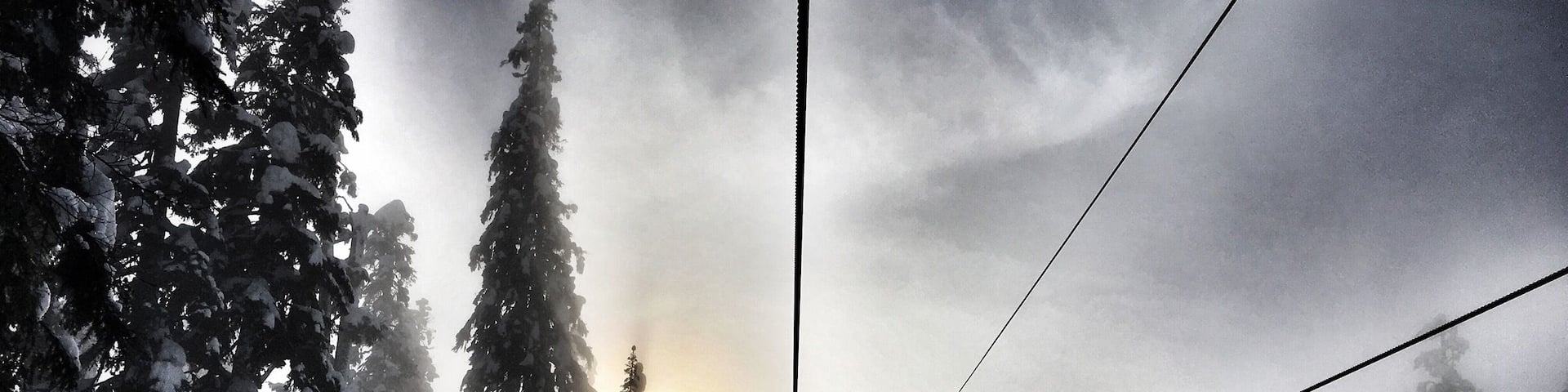 Rampart chair. Summit at Snoqualmie ski area, Washington.