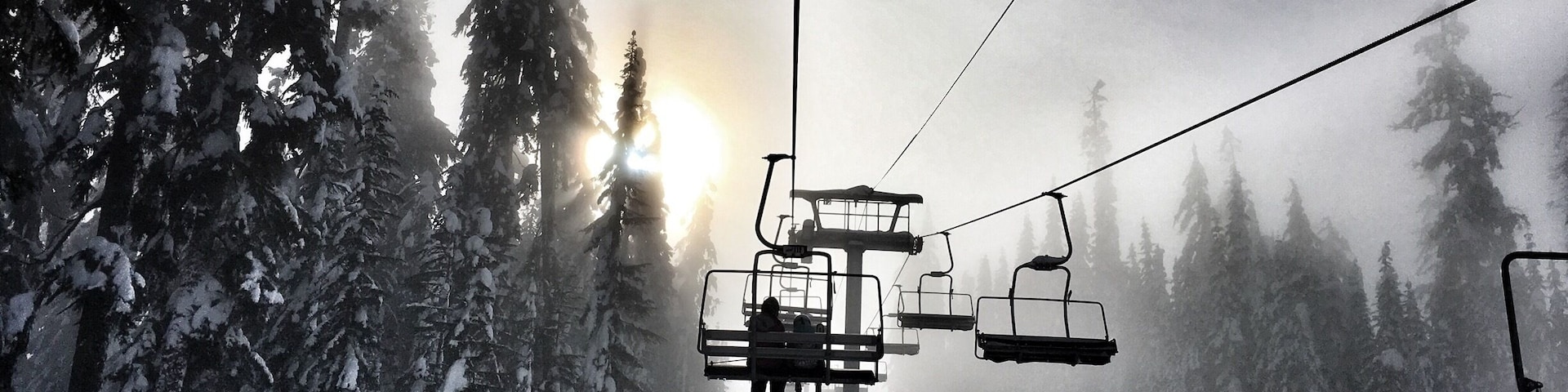 Rampart chair. Summit at Snoqualmie ski area, Washington.