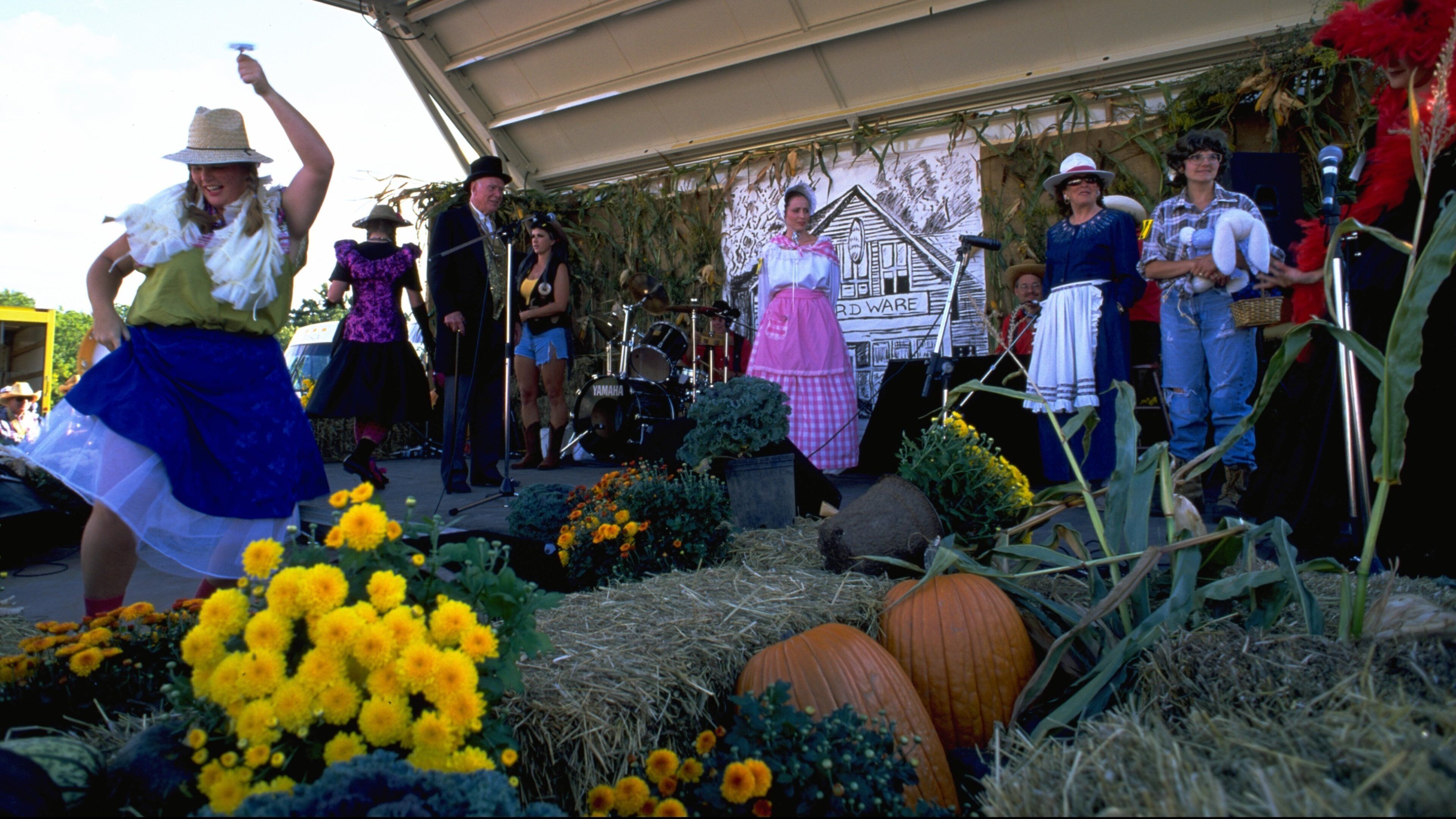 Kleinburg featuring a festival, music and flowers