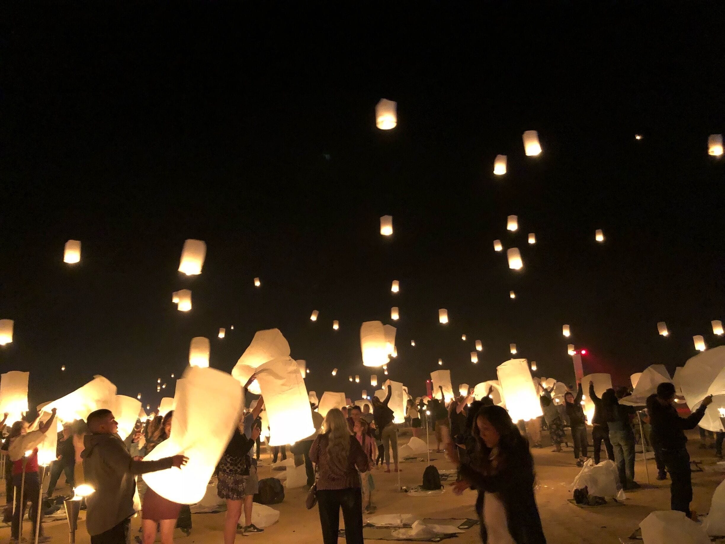 Annual lantern festival in Nevada (and around the world!) #risefestival #lifeatexpedia