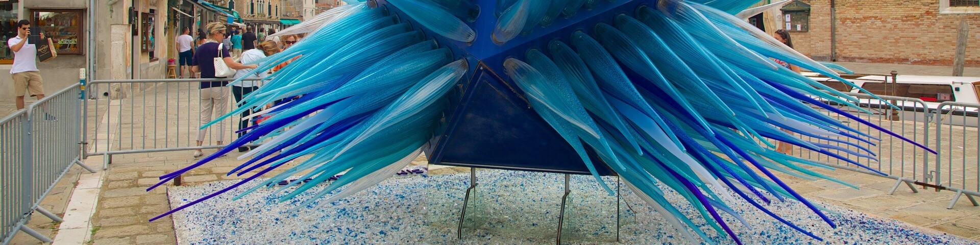 Murano featuring art and outdoor art