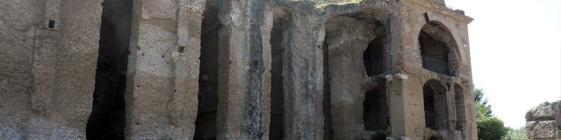 This is in the same area as Tivoli Villa D'este. It was a retreat for Emperor Hadrian.