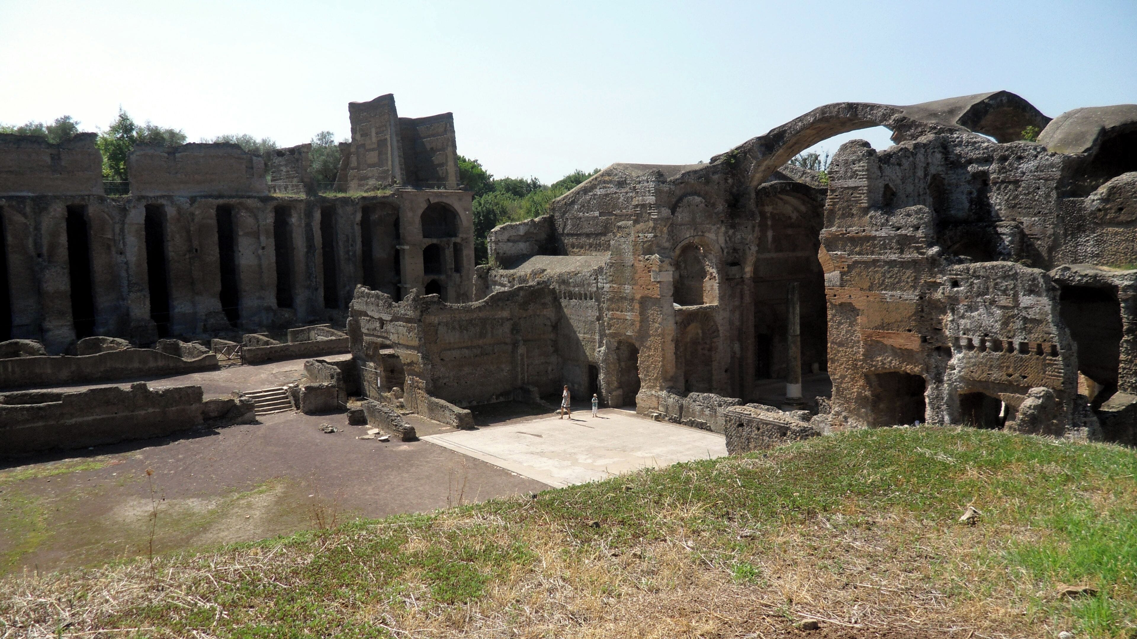 This is in the same area as Tivoli Villa D'este. It was a retreat for Emperor Hadrian.