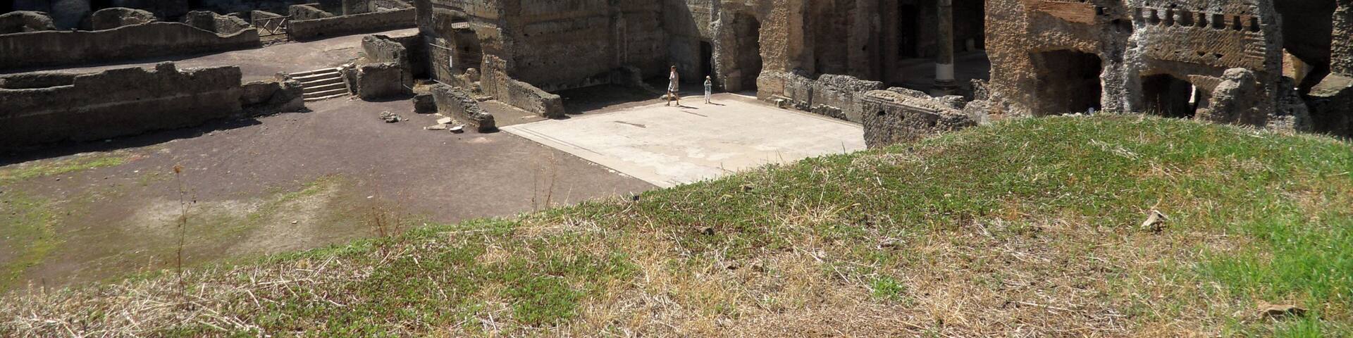 This is in the same area as Tivoli Villa D'este. It was a retreat for Emperor Hadrian.