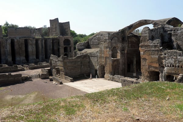 This is in the same area as Tivoli Villa D'este. It was a retreat for Emperor Hadrian.