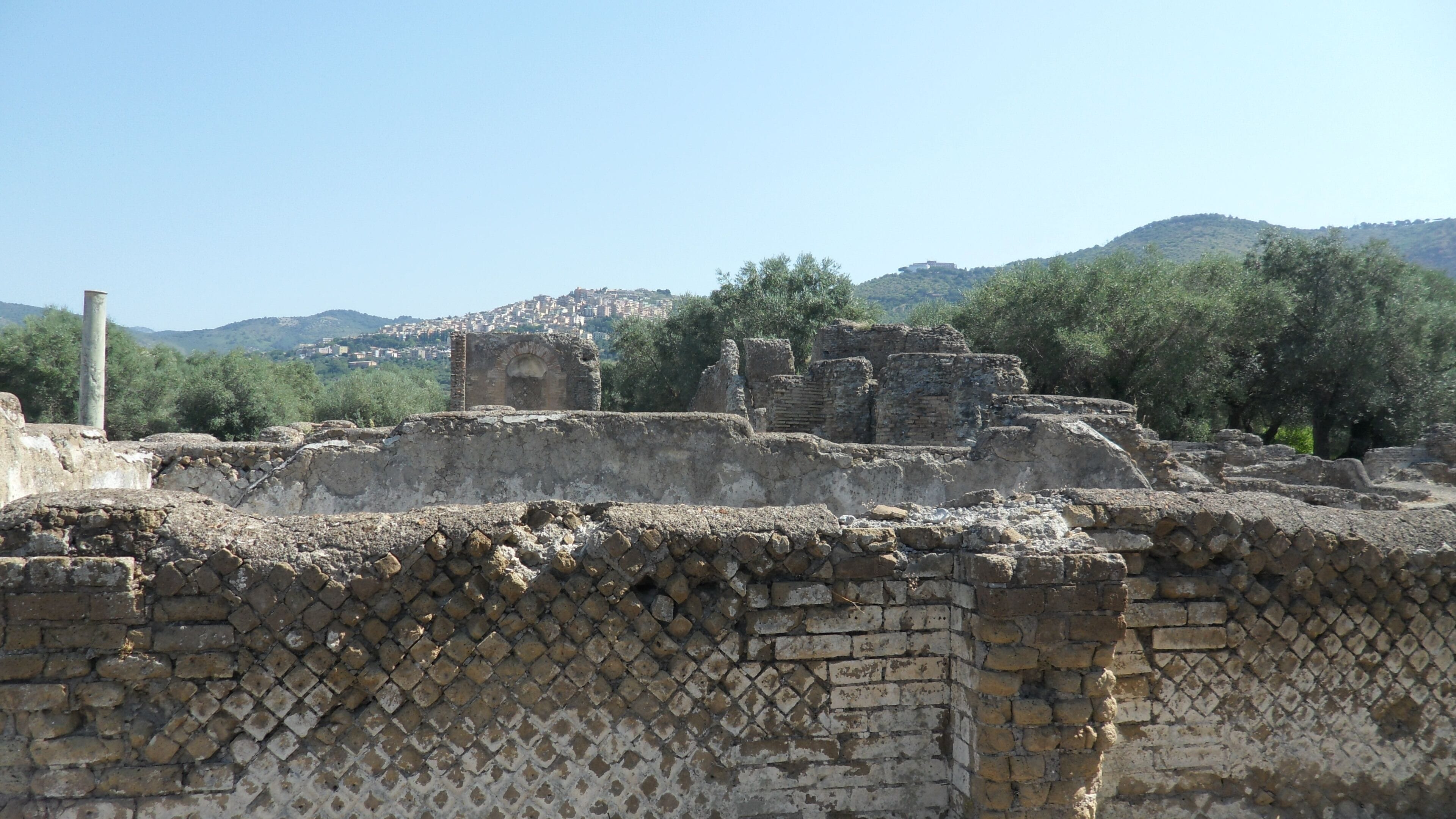 This is in the same area as Tivoli Villa D'este. It was a retreat for Emperor Hadrian.