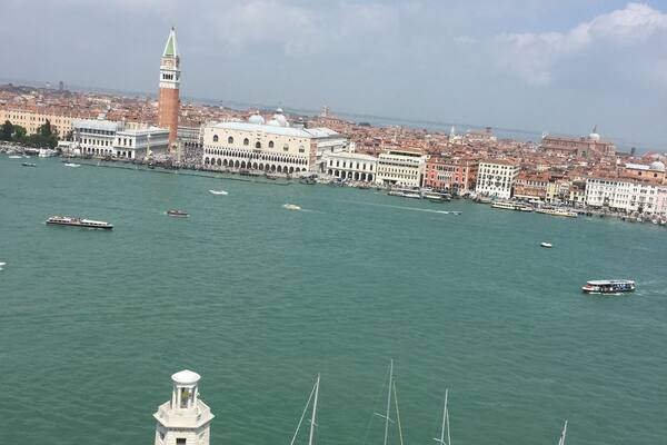 Tres jolie vue de la
Place San Marco depuis le
Campanile de San Giorgio Maggiore