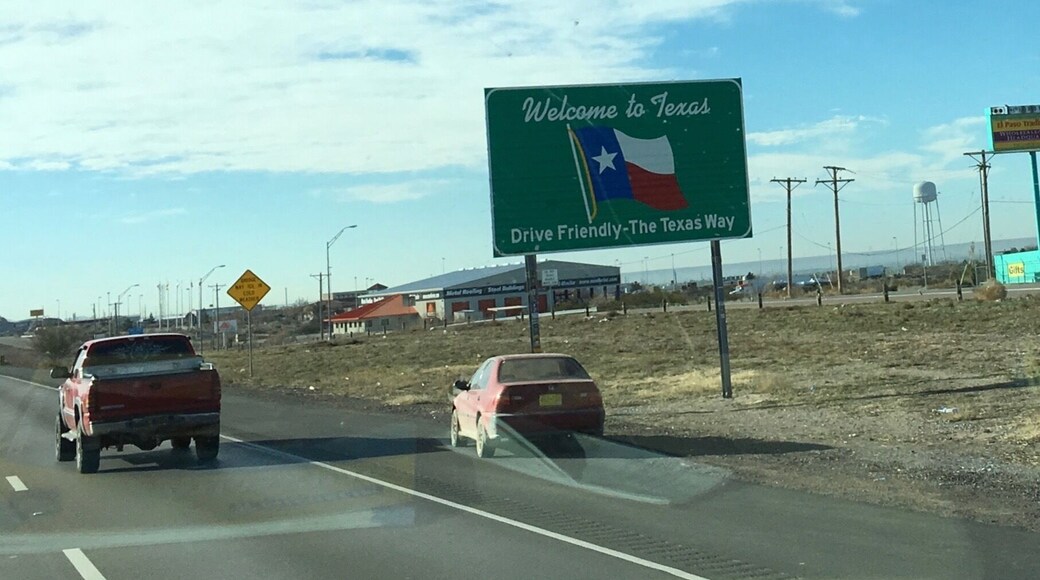 Welcome to Texas.
Travelling on I-10 from Arizona to Florida (January 2016)