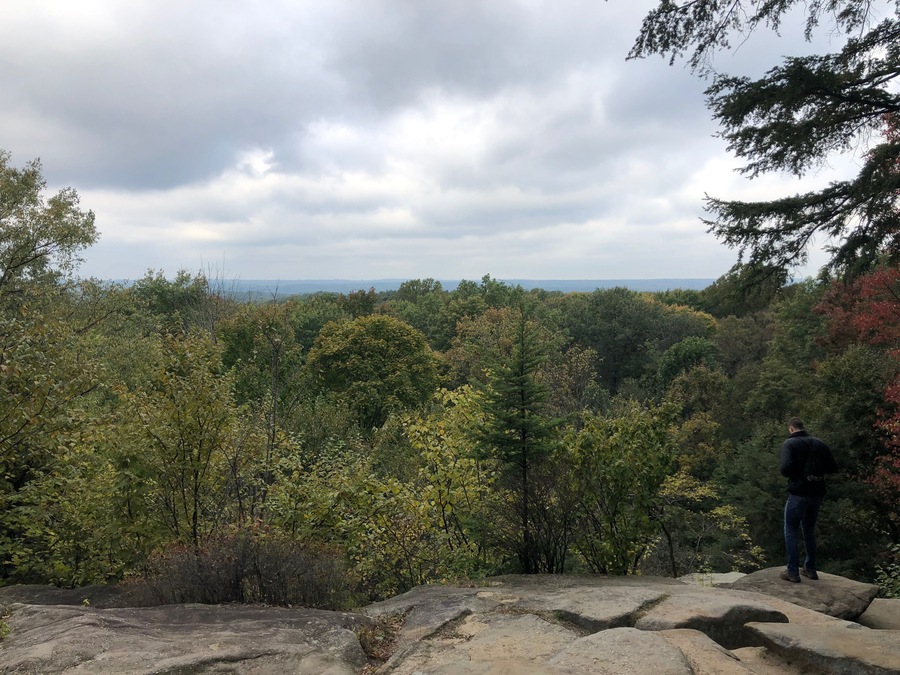 View from the Ledges peak.