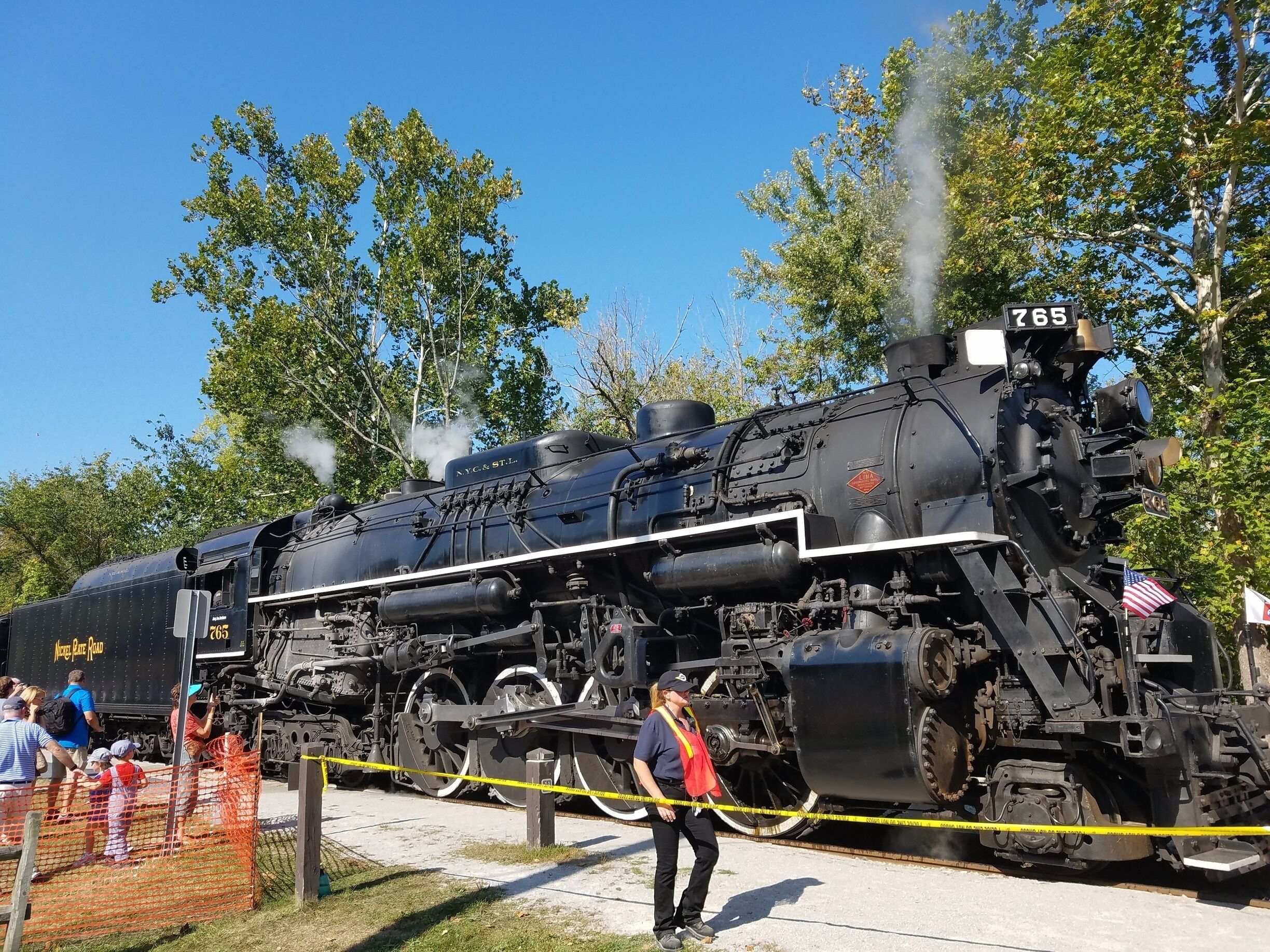 The 765 making it's annual visit to the CVNP. 