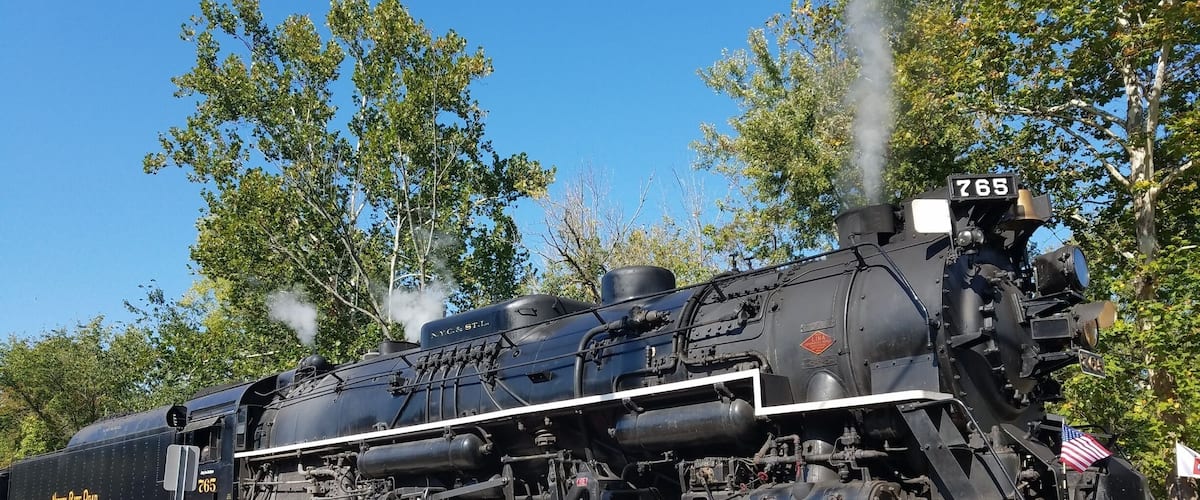 The 765 making it's annual visit to the CVNP.