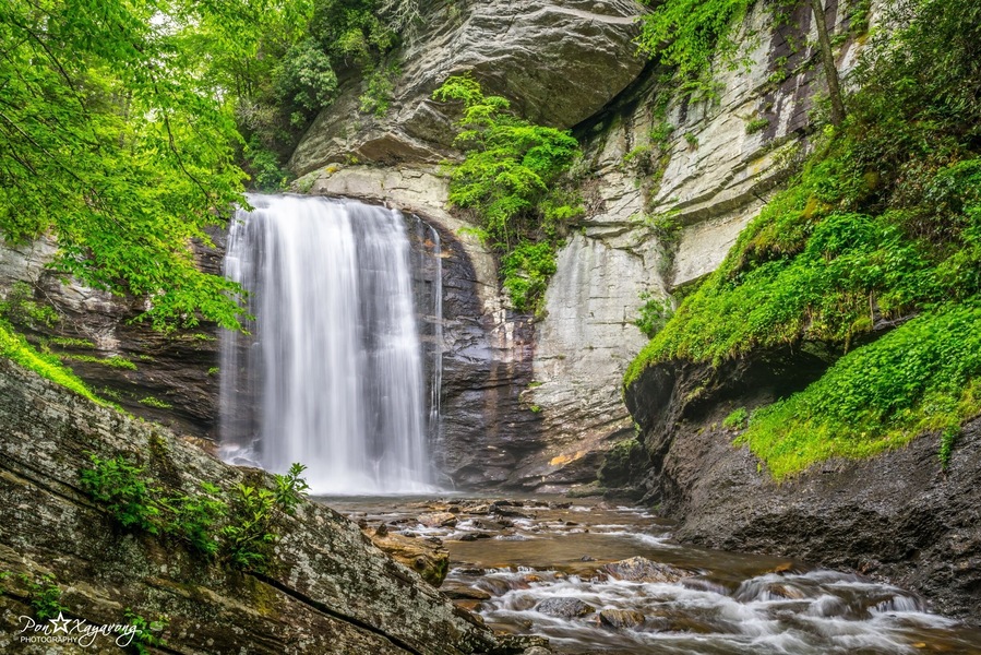Looking Glass Falls is a waterfall in Western North Carolina, located near Brevard.
