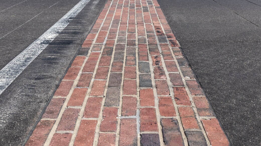 The Yard of Bricks at Indianapolis Motor Speedway. IMS is preparing for the Indy 500 and Brickyard 400 in the age of Social Distancing.