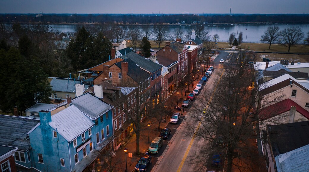 Aerial of Burlington New Jersey
