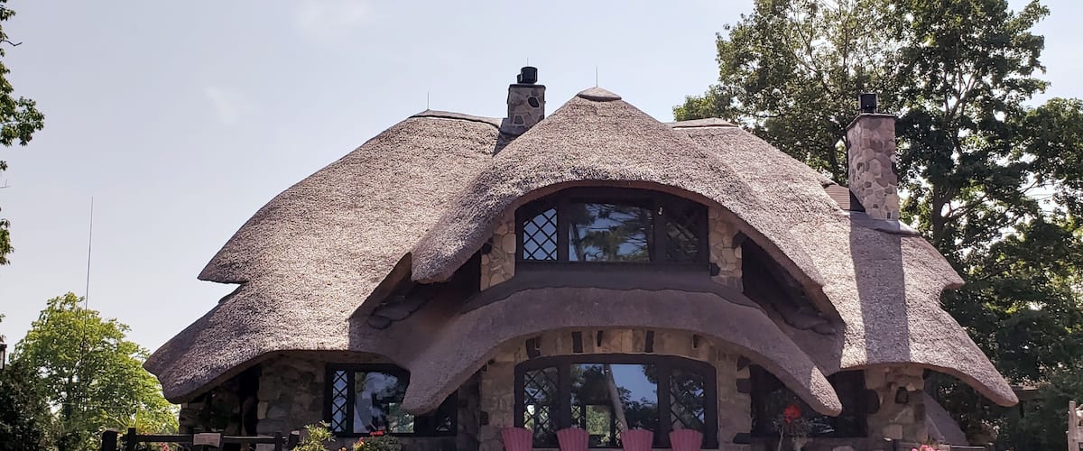 There are 4 mushroom houses that can be rented in beautiful Charlevoix, Michigan.
Www.mushroomhouses.com