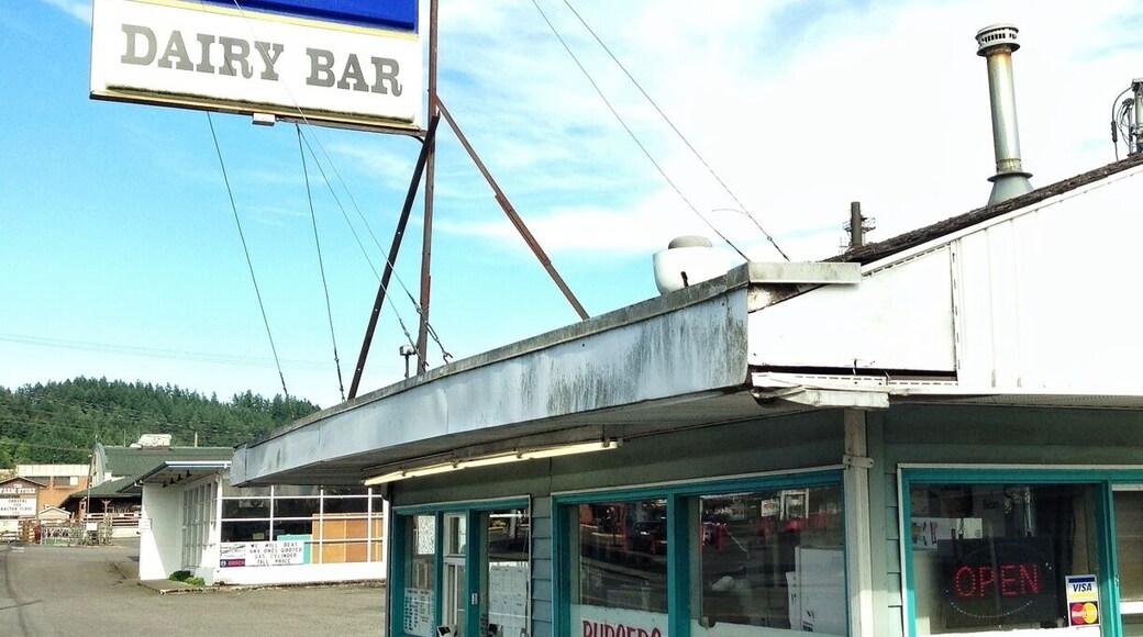 If you're traveling Seattle - Portland on I5 and in need of an ice cream fix, skip the DQs and hit this little stand. 29 flavors of shakes, which are perfect for a get-it-and-go snack. One block east at exit 77.