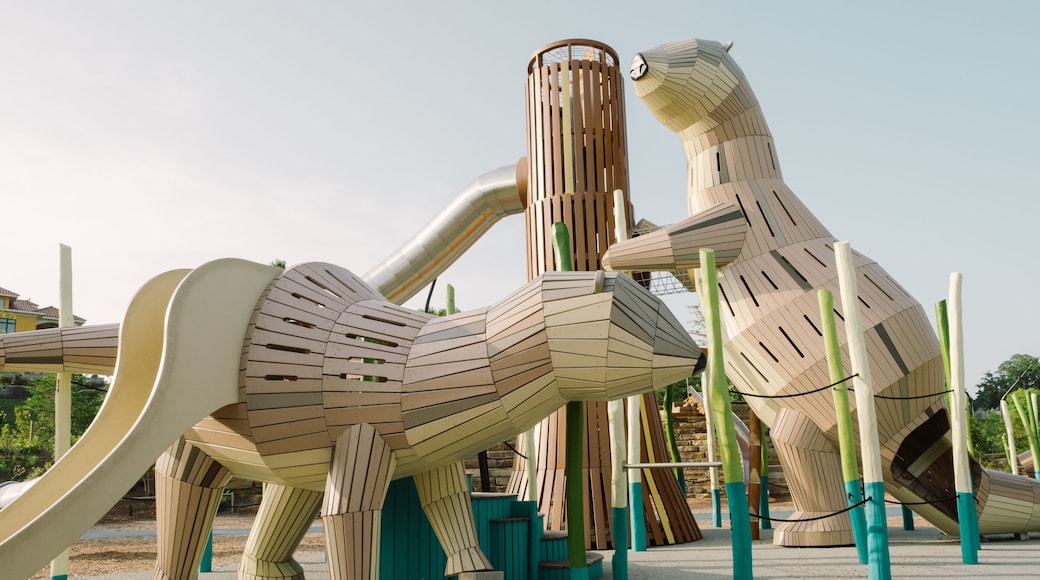 Giant River Otter Designed Playground in Memphis, Tennessee