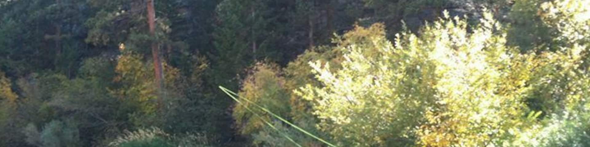 Hired a river guide out of the Elkhorn fly shop and spent the day flyfishing the swift waters of the Big Thompson River for Browns and Rainbows.