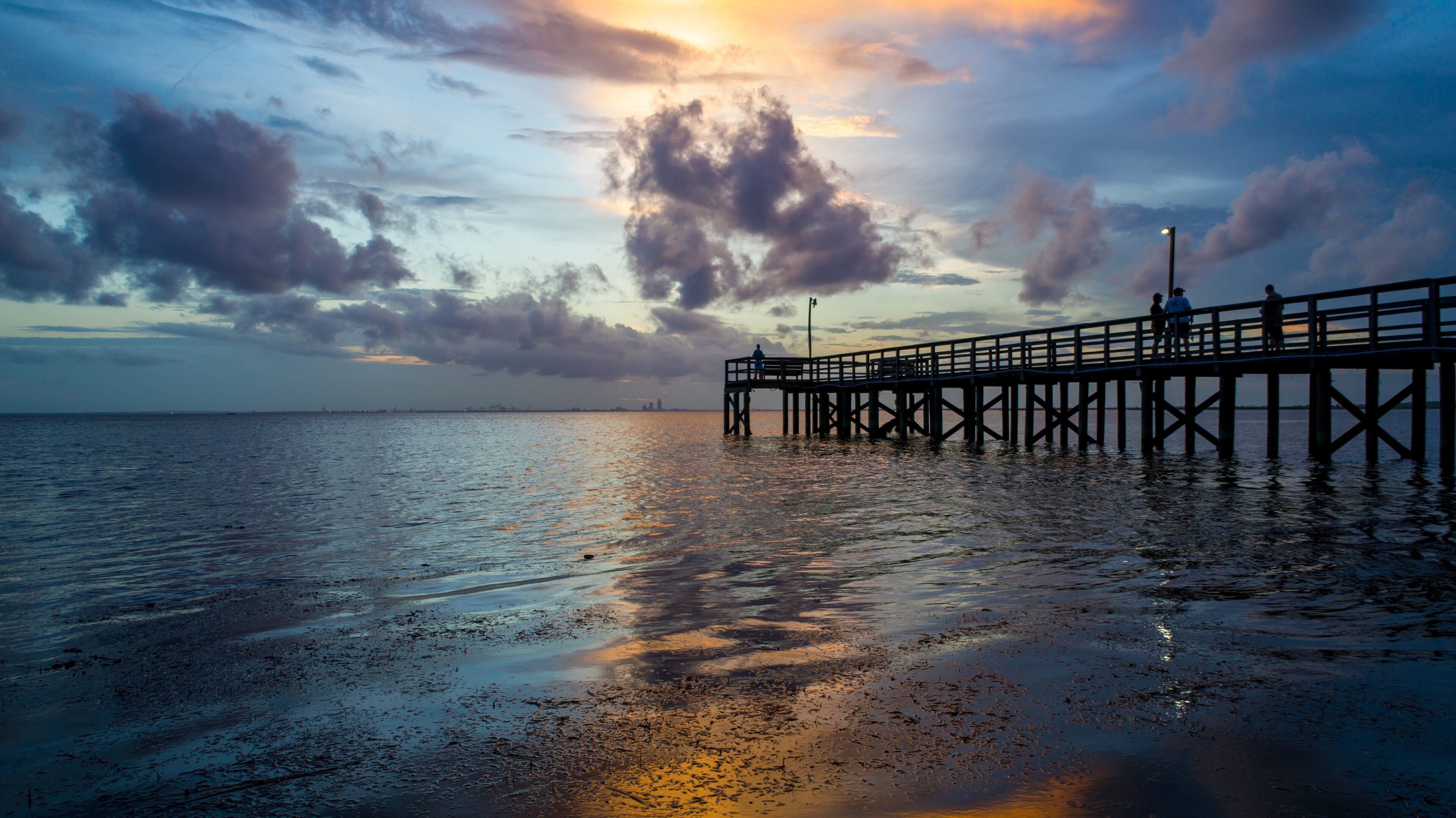 Sunset on Mobile Bay 