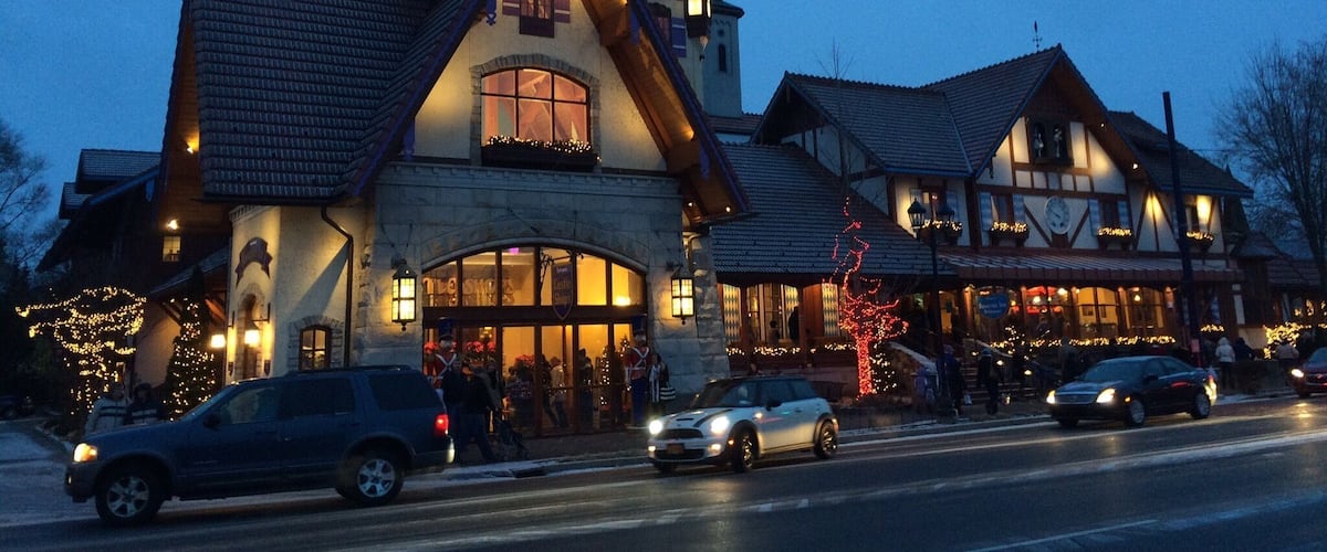 A beautiful German inspired hotel with castle-like towers and a large glockenspiel. The Bavarian Inn is full of gift shops, toy stores, beer and wine vendors, and one of the country's largest restaurants. #localgem