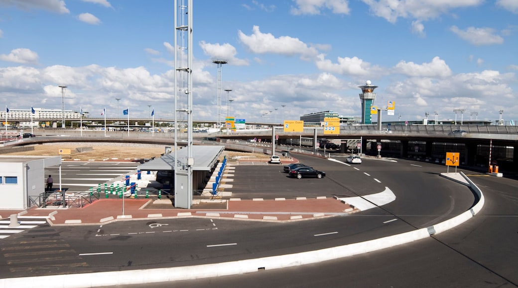 Exterior view of Orly Airport, Paris, France