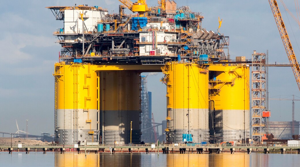 Platform under construction in Texas