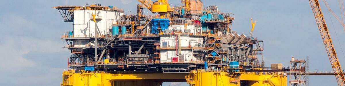 Platform under construction in Texas